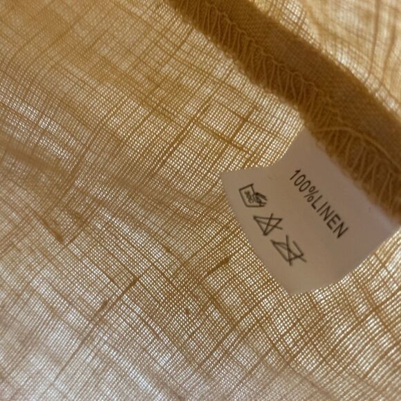 Verge Girl 100% Linen Cropped Long Sleeve Blazer - Picture 5 of 6